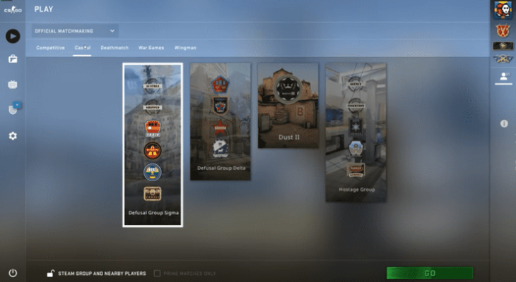 CS:GO modes
